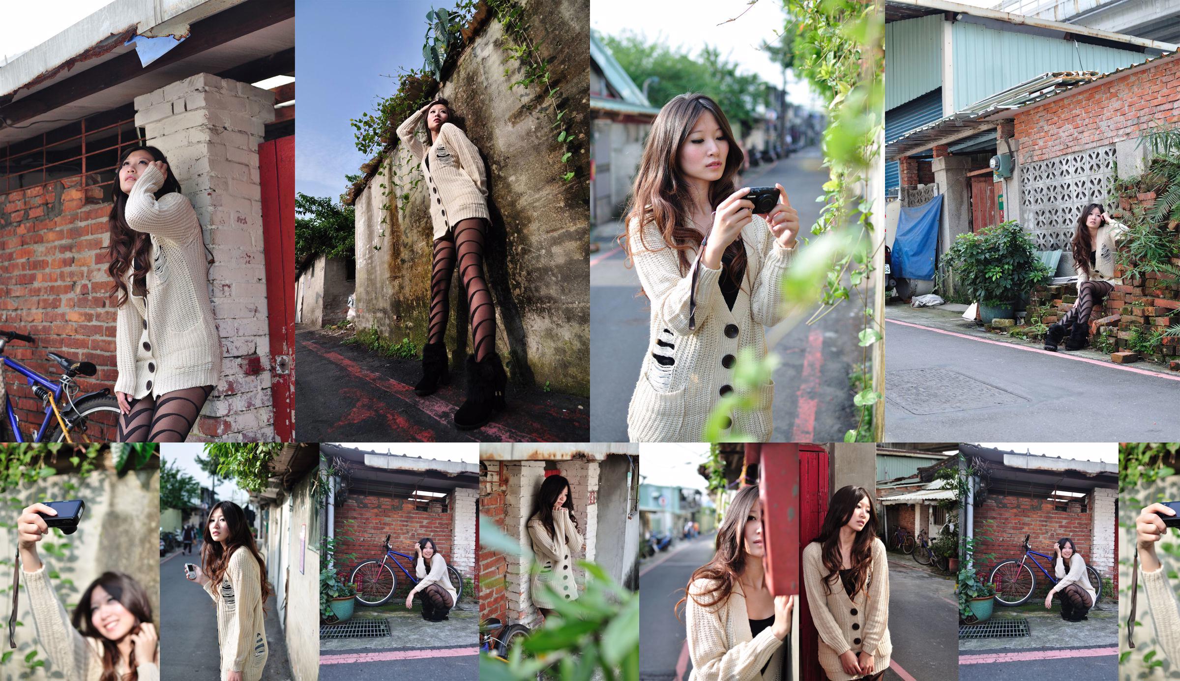 Taiwanese beauty model Pink "Outside the Street of Yongchun" No.5d75a7 Page 2