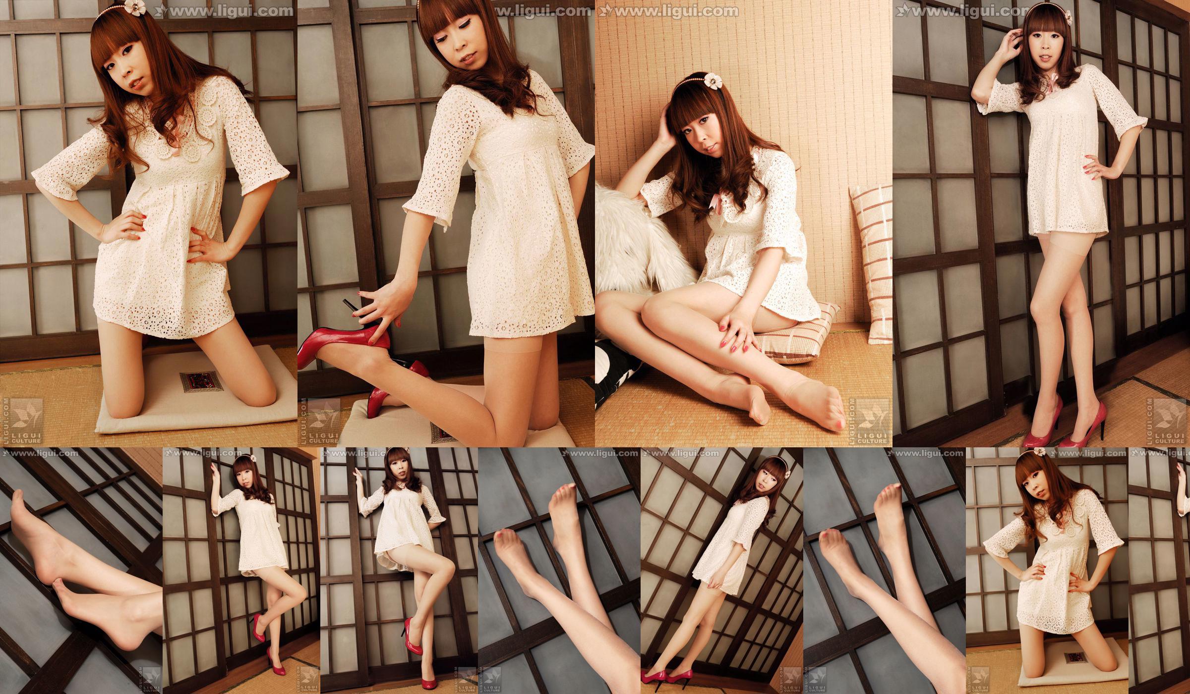 Model Vikcy "The Temptation of Japanese Style" [丽 柜 LiGui] Mooie benen en Jade Foot Photo Picture No.8cc1b5 Pagina 12