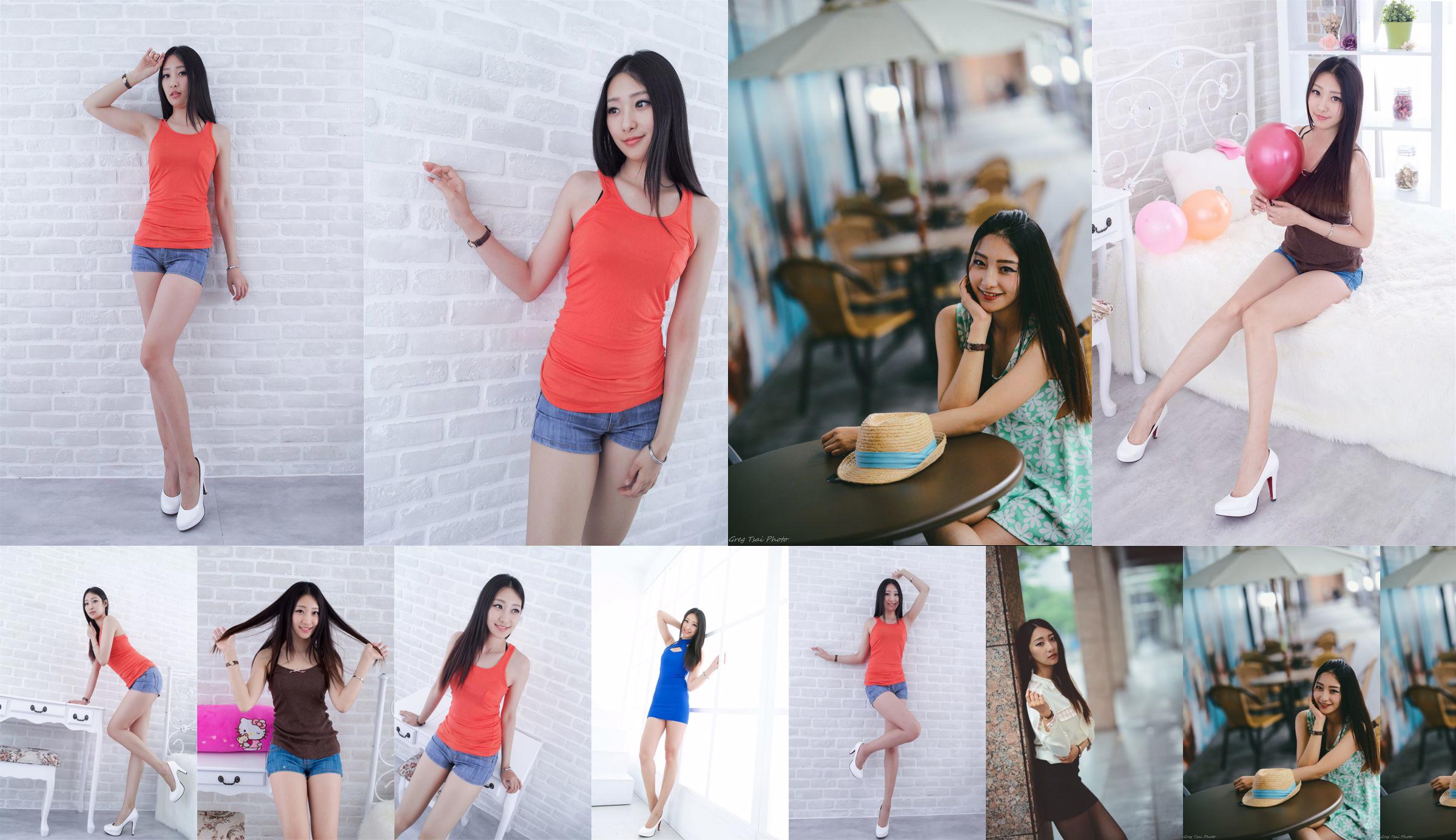 [Taiwan netto beroemdheid schoonheid] Joan Xiaokui, frisse benen model stijl + Xinyi straat schieten No.673072 Pagina 1