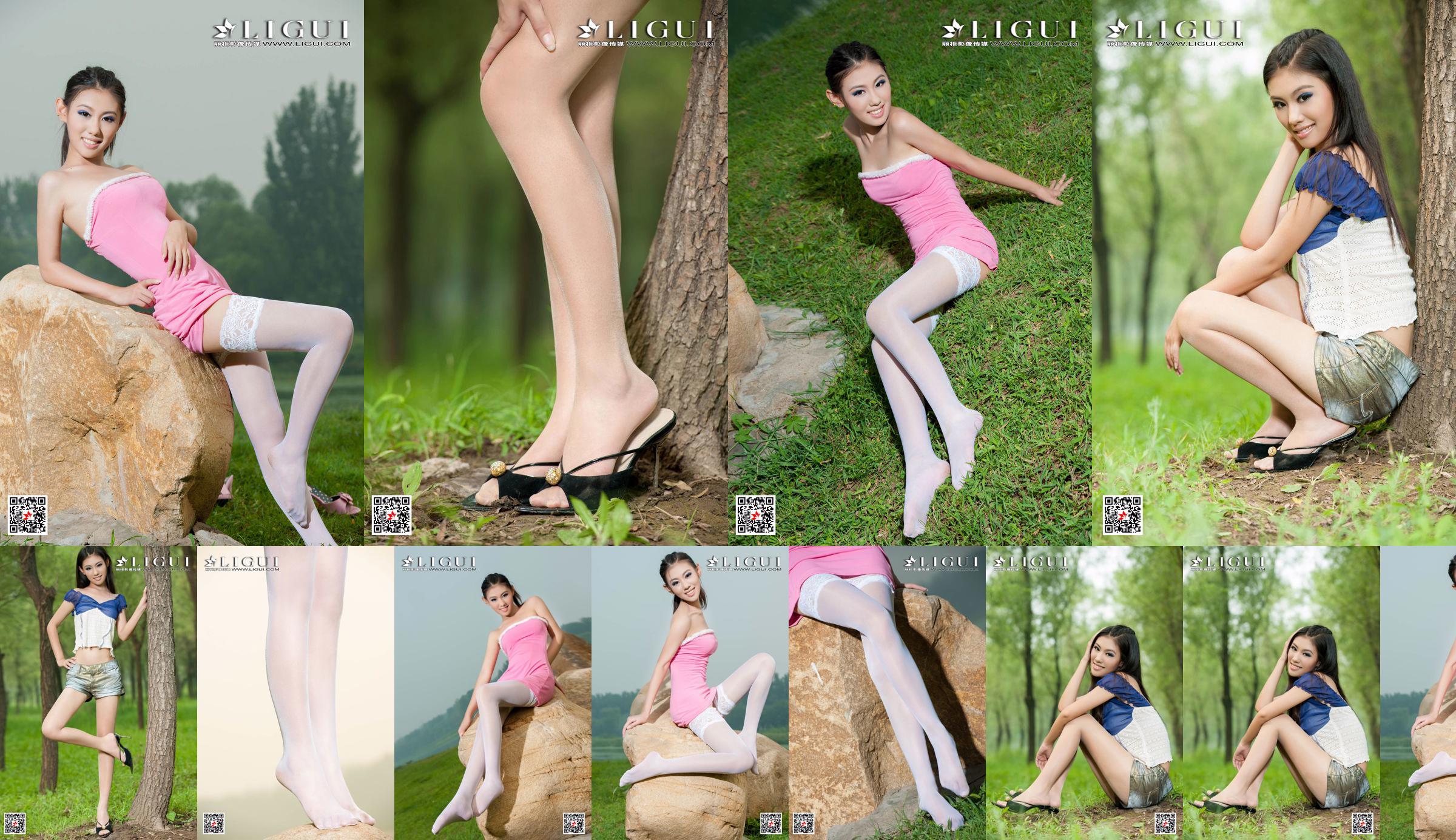 [丽柜Ligui] Model Wei Ling "Long Leg Girl" Beautiful legs No.3b18f8 Page 1