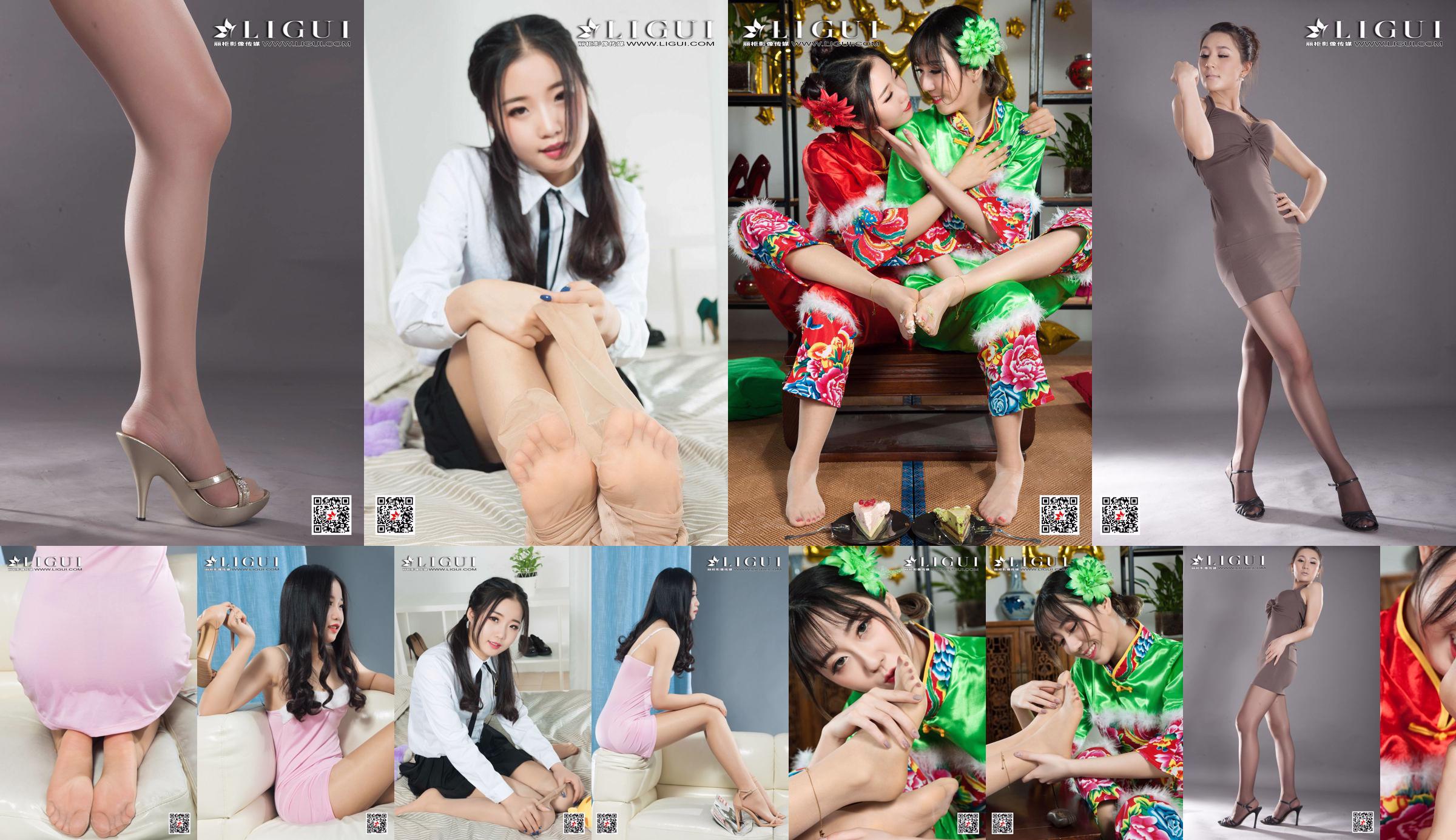 Yuanyuan & Yumei "Silvester Seidenfußschutz" [丽 柜 Ligui] Internet Beauty No.1640f1 Seite 1
