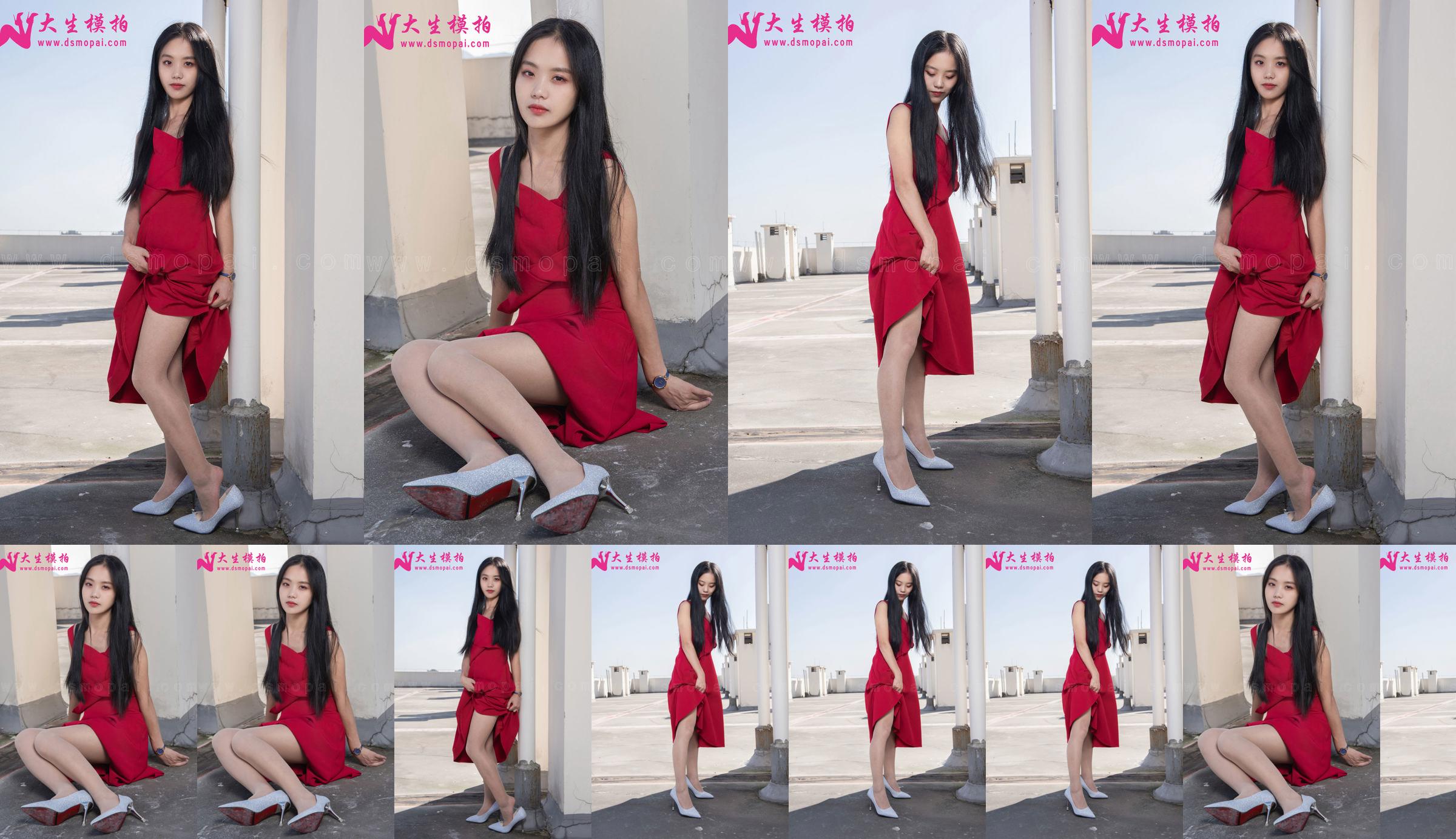 [Съемка модели Dasheng] No.155 Xiaoyin Red Girl No.2e6fc3 Страница 1