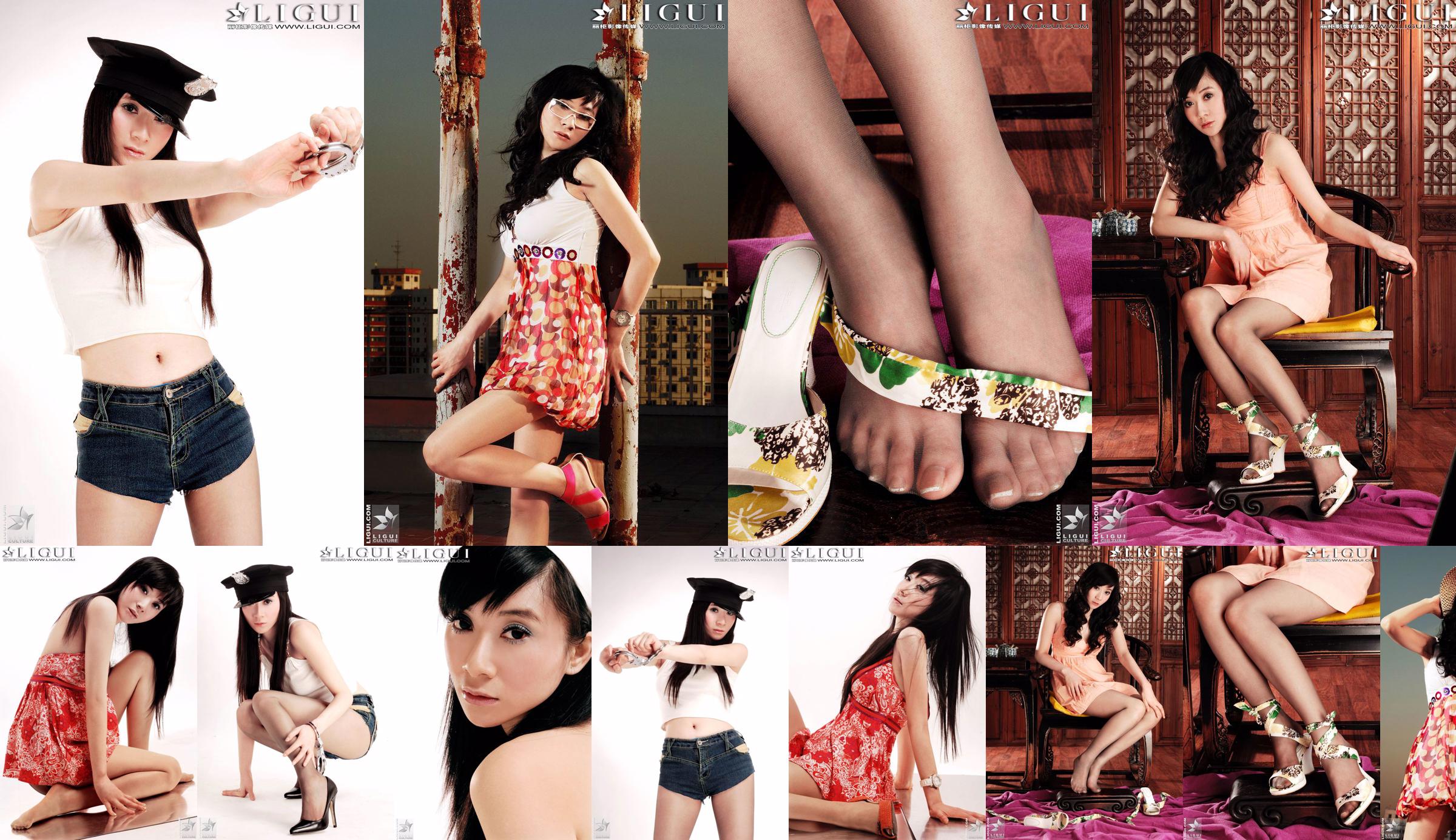 [丽 柜 LiGui] Hình ảnh người mẫu Jinxin Silky Foot and Beautiful Legs No.2504c2 Trang 1