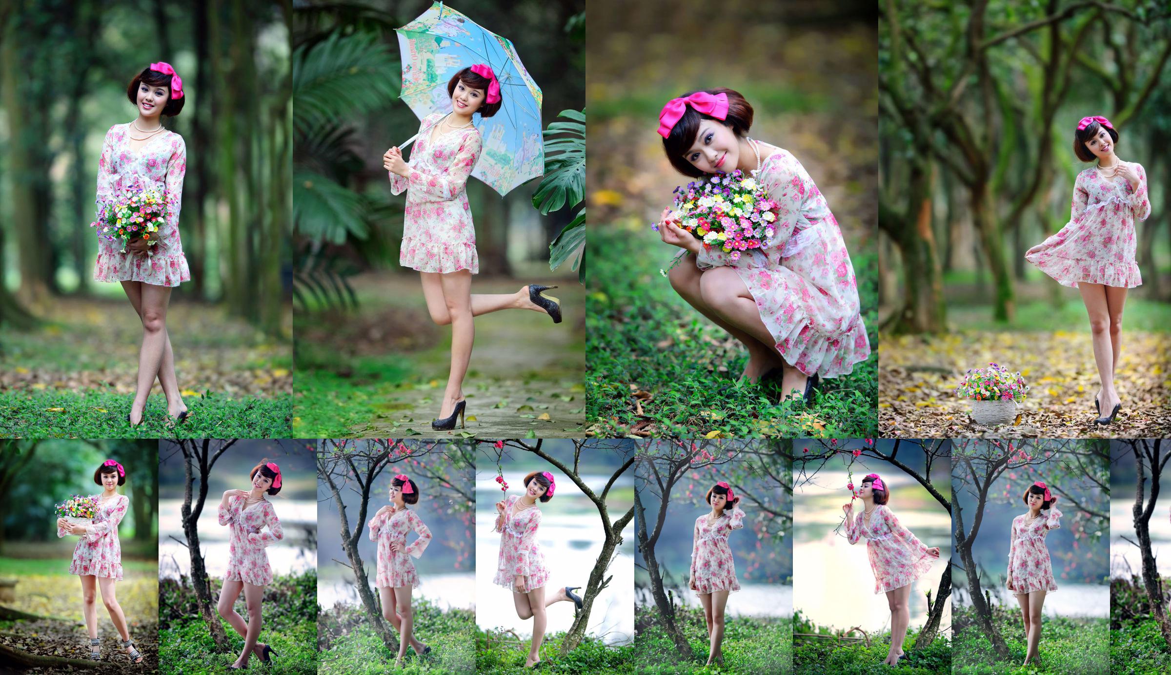 Taiwanees meisje Yin Zhi "Buiten fotograferen van prachtige kleurenjurken" No.80e1ac Pagina 1