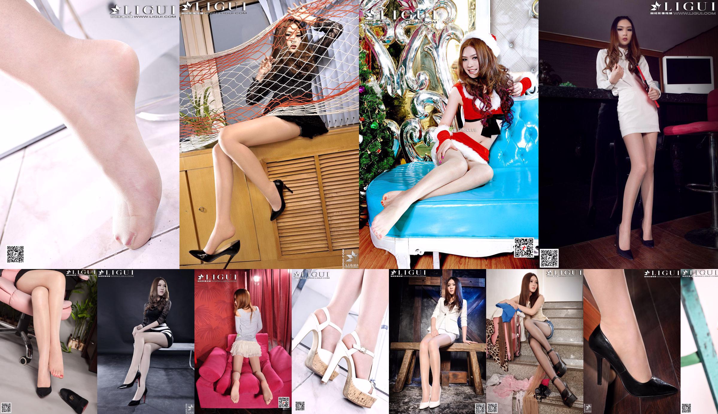 [丽 柜 Ligui] Model Yoona "Cheongsam na wysokim obcasie wieprzowym" No.08b7a2 Strona 1