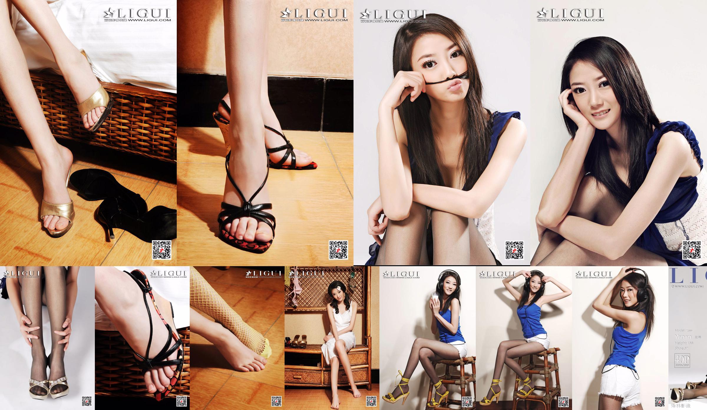 Người mẫu châu Á "Fruit Girl with Black Silk" [Ligui Ligui] No.75ff9b Trang 1