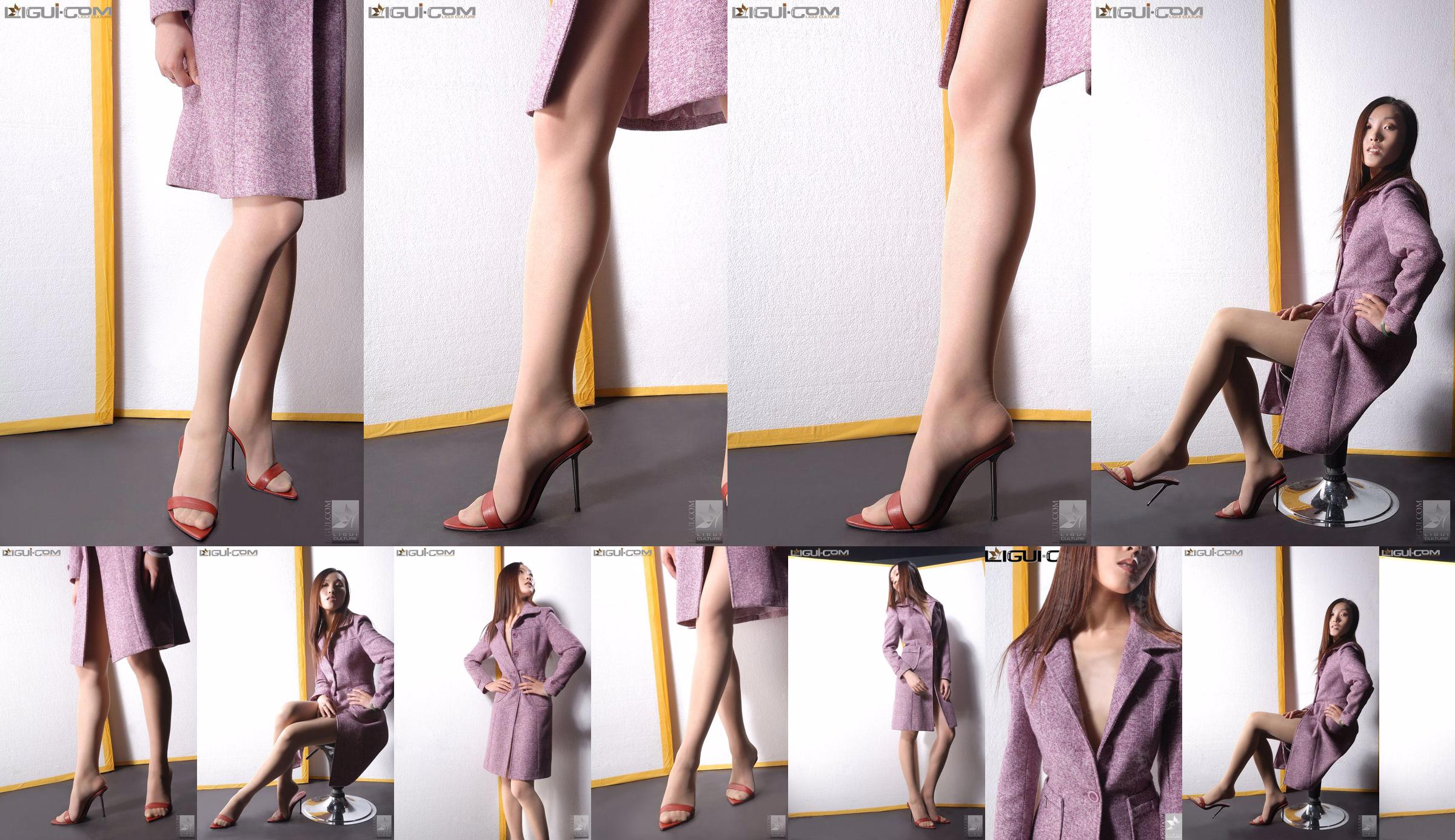นางแบบ Zhang Ai "Yew Girl with High Heels" [Ligui LiGui] ภาพถ่ายขาและเท้าที่สวยงาม No.9e08e5 หน้า 2