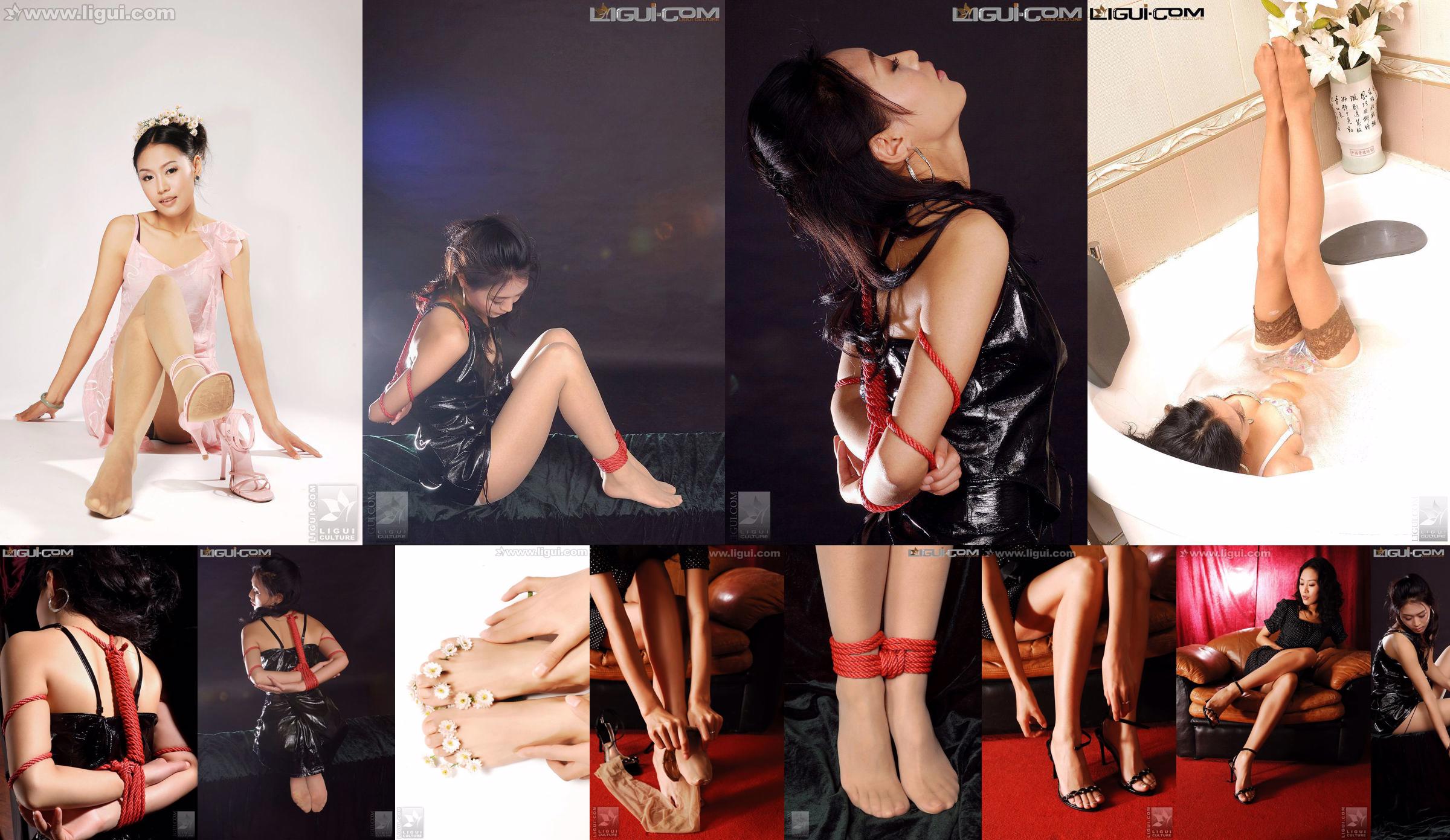 Người mẫu Kaimi "Thiếu nữ duyên dáng thanh lịch thay lụa" [丽 柜 LiGui] Ảnh chân tơ tằm No.623c02 Trang 8