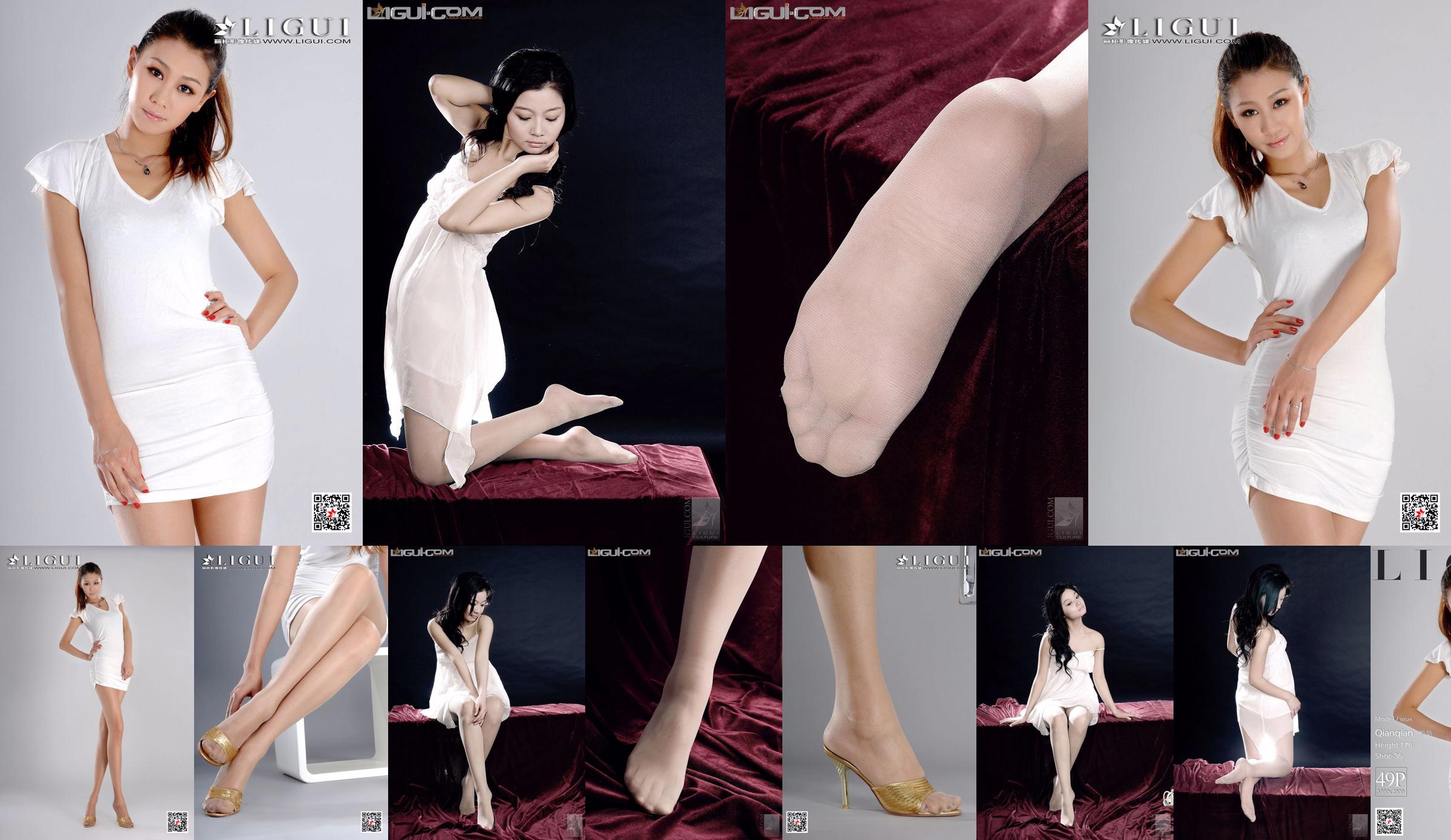 Modello Qianqian "Ragazza fredda e bella" [丽 柜 LiGui] Foto di seta del piede No.eeb6e2 Pagina 1