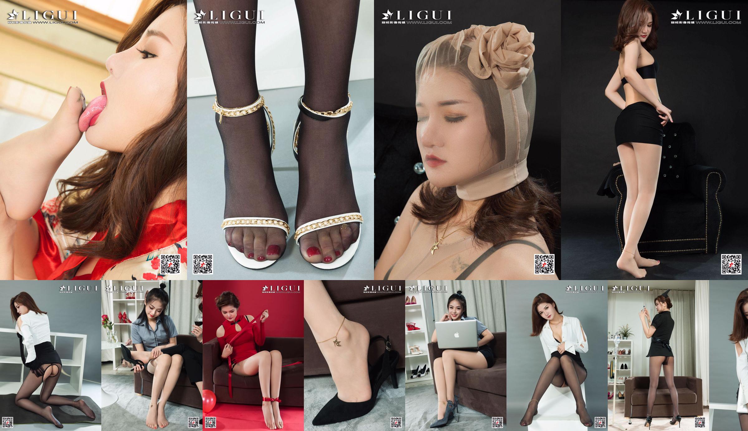 [丽柜Ligui] Model Kecantikan Jaringan Wen Rui & Pandora No.62beb0 Halaman 1