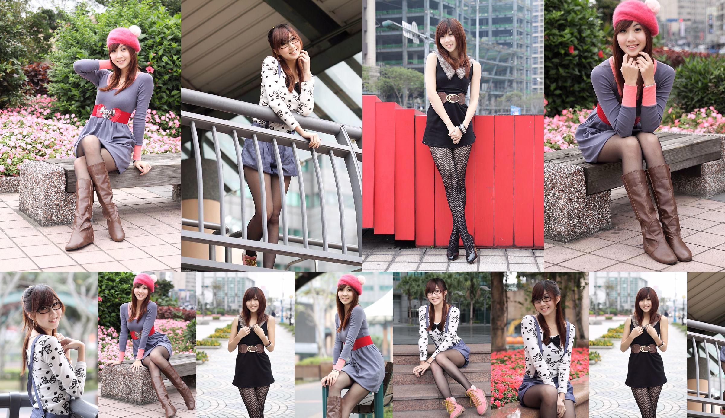 Photo Collection of Taiwan's Pure Beauty Angel "Black Silk Street Photographs" No.278a64 Page 3