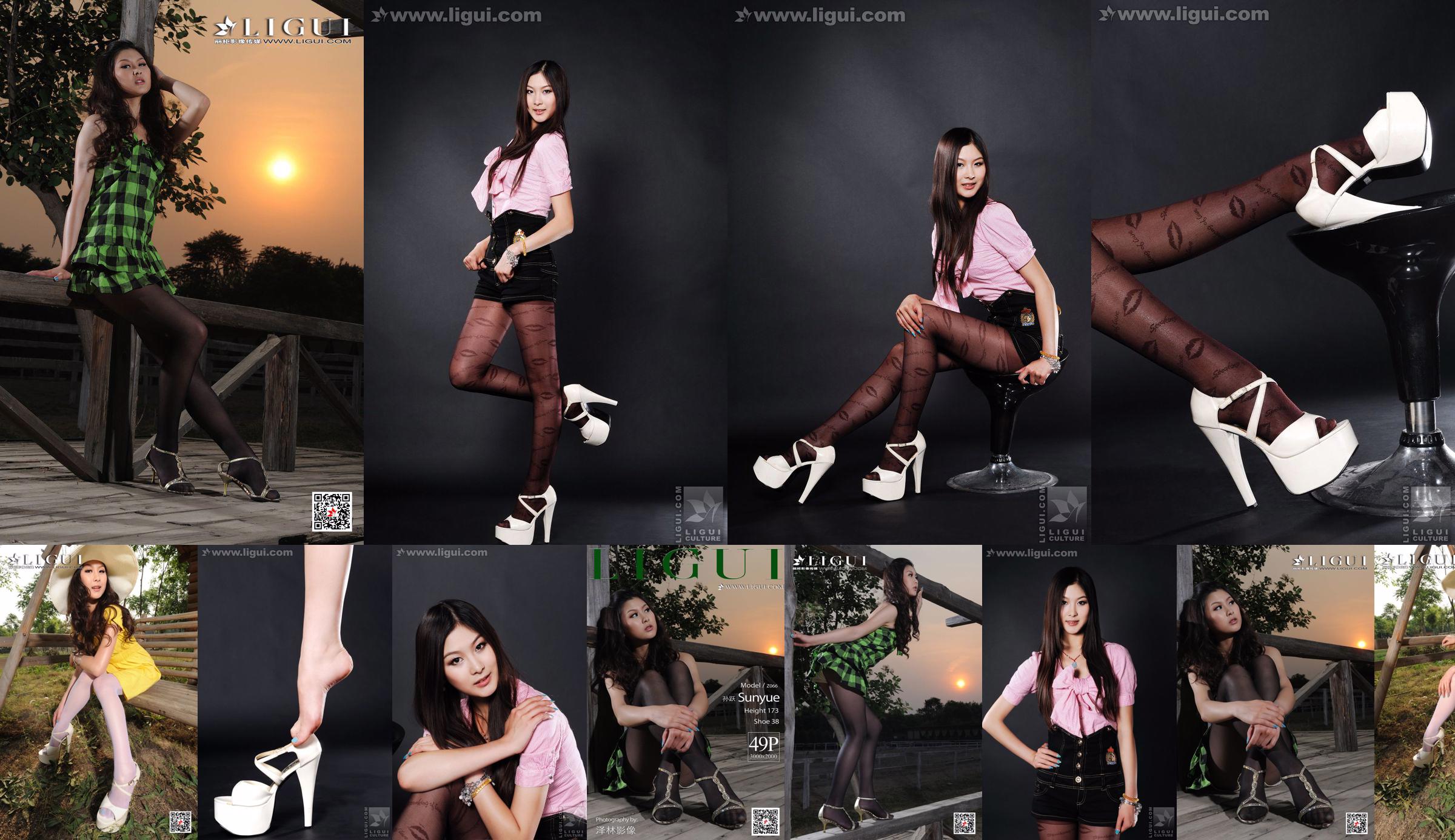 นางแบบ Sun Yue "Outdoor Beauty Silk High Heel" [Heel LIGUI] Network Beauty No.f3b577 หน้า 6
